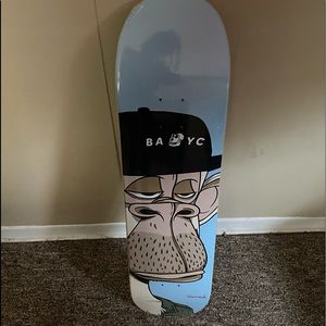 Bored Ape Yacht Club x Diamond Supply Co skateboard deck.